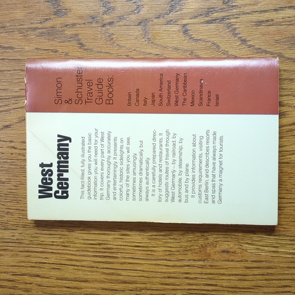 Vintage West Germany A Simon & Schuster Travel Guide Paperback Book Nonfiction - Picture 16 of 16